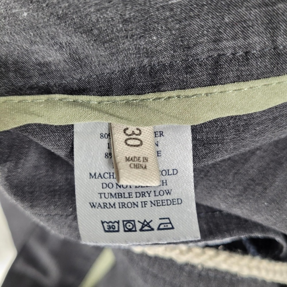 Faherty All Day Shorts Men's 30 Gray Performance Stretch Drawstring Casual - Picture 7 of 9
